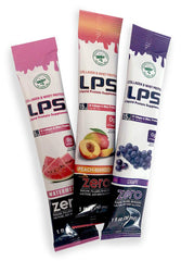 Nutritional Designs single-serve packet display ready for on-the-go protein boosts.