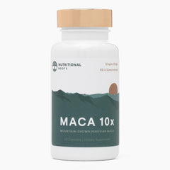 Nutritional Roots Maca 10x bottle for energy and mood support