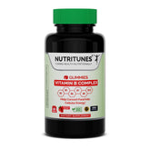 Nutritunes Vitamin B Complex Gummies bottle front for easy daily supplementation.