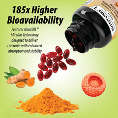 NutriTunes NutriCumin softgels 60ct close-up for easy daily use.