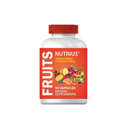 Nutrius Fruits Delicious Blend bottle front showing 90 capsules for daily vitality