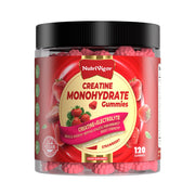 NutriVigor Creatine Gummies bottle for workout energy support.