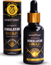 NutroTonic Shilajit drops bottle for convenient daily wellness routine