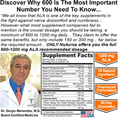 Nuturna ingredient blend visual highlighting 18 premium nutrients.