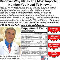 Visual of Nuturna premium ingredient blend supporting nerve health.