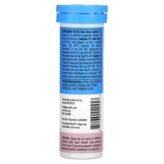Nuun Active Strawberry Lemonade tablets dissolving in water for refreshing electrolyte hydration.