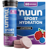 Nuun Sport Wild Berry front tube for on-the-go hydration during workouts