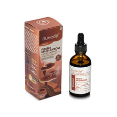 Nuvedo Reishi dropper ready to blend into drinks.