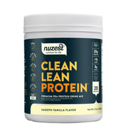 Nuzest pea protein powder tub vanilla for a smooth daily protein boost