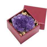 Nvzi amethyst raw cluster for decor and calming ambience.