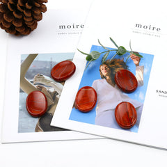 Nvzi Red Jasper used as a yoga and meditation tool