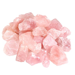 Nvzi Rose Quartz raw crystals in bulk for grounding energy