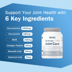 Travel-friendly NYO3 packaging ready for on-the-go joint care.