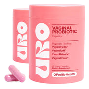 O Positiv URO vaginal probiotics pack front supports vaginal health