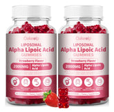 Oakevlp liposomal alpha lipoic acid gummies bottle pour for easy daily supplementation