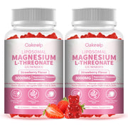 Oakevlp liposomal magnesium threonate gummies bottle shows high-potency daily formula
