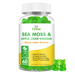 OALSE Sea Moss Gummies bottle for easy daily wellness and potential immunity support