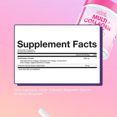Closeup of Obvi capsules, smooth texture designed for daily skin, hair, and joint support.