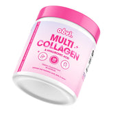 Obvi Multi Collagen bottle with hyaluronic acid, convenient daily capsules for skin support.