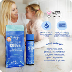 Oilogic Baby Bath Essentials Bundle ready for a calming bath routine.
