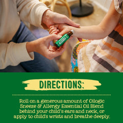 Roll-on being applied to the back of the neck for gentle relief.