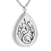 Oinsi Tree of Life teardrop diffuser necklace pendant for on-the-go aroma