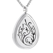 Oinsi Tree of Life teardrop diffuser necklace pendant for on-the-go aroma