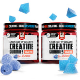 Old School Labs creatine gummies bottle, convenient workout supplementation.