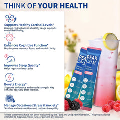 OLELON Calm Drink served in glass with raspberry-lemonade flavor for quick calm.