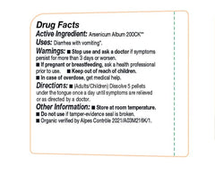 OLLOÏS Arsenicum Album 200ck bottle shows tincture origin and organic certification.