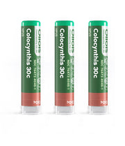 OLLOÏS Colocynthis 30c bottle close-up, convenient homeopathic option for occasional cramps.