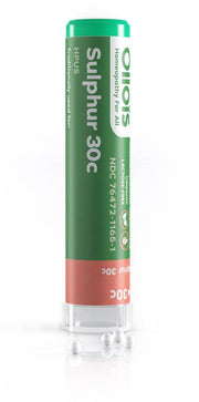 OLLOÏS Sulphur 30c pellets dissolving under the tongue for easy dosing