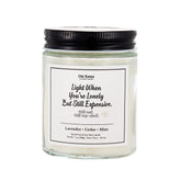 Om Kama light-when-lonely jar candle enhances cozy evenings with a playful, chic vibe.