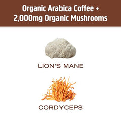 Cordyceps infusion in OM Instant Coffee for energized daytime routine
