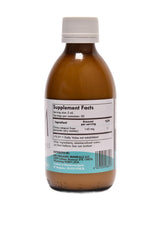 OM Organic Minerals label closeup emphasizes vegan-friendly and eco-conscious packaging.