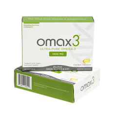 OMAX3 soft gels deliver EPA/DHA in a 4:1 ratio for daily omega-3 intake.