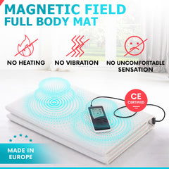 OMI mat controller medallion enabling quick timing and intensity adjustments for personalized relief.