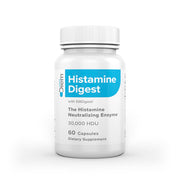 Omne Diem DAO 30,000 HDU bottle front view shows high-potency histamine enzyme capsules.