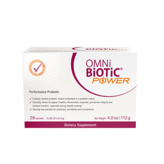 Sachet dissolving in water to activate probiotics and prebiotics.