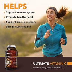 Closeup of Zinc, Elderberry, and D3 ingredients within OmniBiotics supplement.