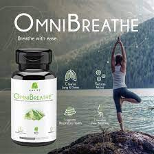 Three-pack OmniBreathe bottles displayed for convenient respiratory support.