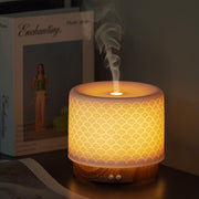 Onaboviva diffuser with ceramic cover delivers elegant diffusion for large spaces.