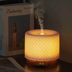 Onaboviva diffuser with ceramic cover delivers elegant diffusion for large spaces.