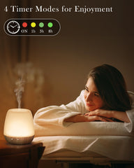 Onaboviva 180ml tank in use with timer for controlled diffusion.