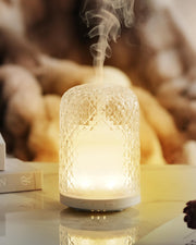 Onaboviva essential oil diffuser front view for serene home fragrance and elegant décor.