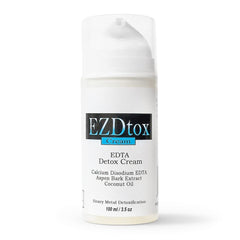 Ona's Natural EZDtosx Cream pump showing precise dose for daily detox support