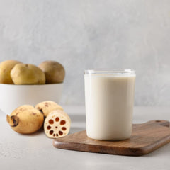 ONDAMGO Korean Lotus Root Powder texture highlights fine, smooth powder ideal for mix-ins.