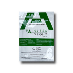 One More International Painless Night Glue pack front showing 25 patches for convenient use