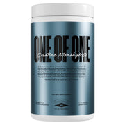 ONE OF ONE Creatine front label highlighting unflavored powder for clean performance.