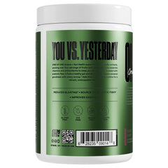 ONE OF ONE Greens & Gut Health powder-dispense demonstrates easy daily servings